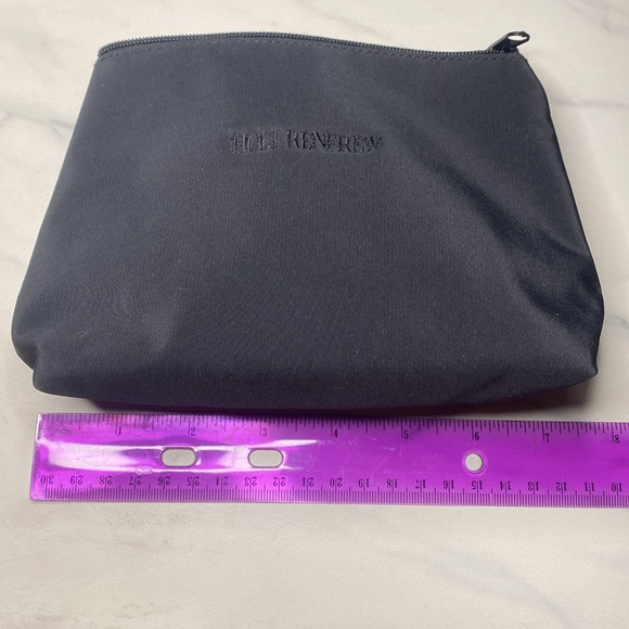 Black Holt Renfrew makeup bag Y2K 90's BNWOT vintage - Picture 9 of 10